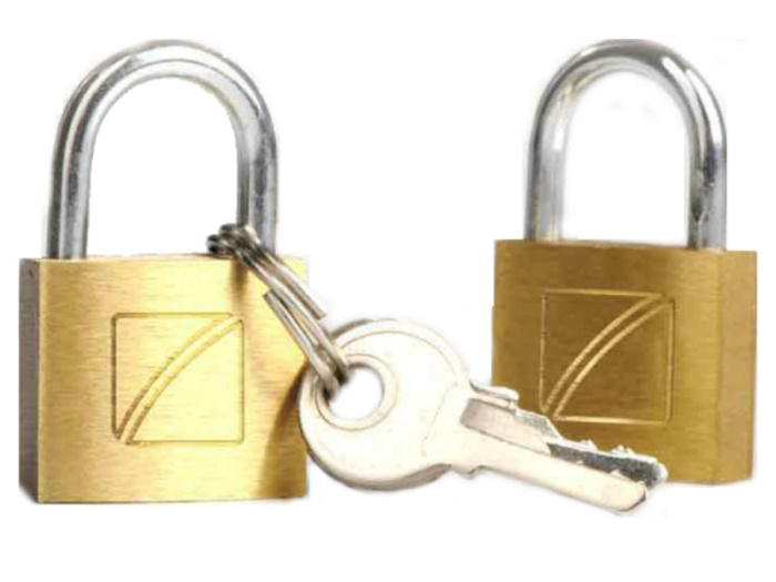 фото Комплект из 2 навесных замков для багажа Travel Blue Suitcase Padlock  (021), цвет золотой