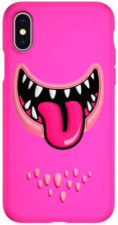 фото Чехол SwitchEasy Monsters for 2018 iphone XS Pink