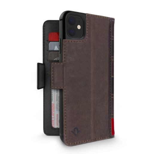 фото Чехол-книжка Twelve South BookBook Vol 2 для iPhone 11. Материал натуральная кожа. Цвет коричневый