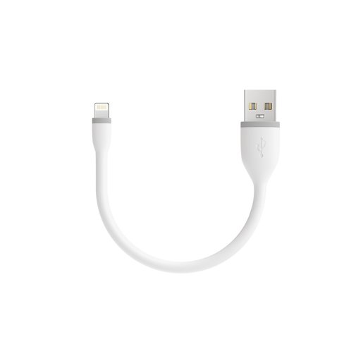 фото Кабель Satechi Flexible Lightning to USB. Длина 15 см. Цвет белый.
Satechi Flexible Lightning to USB Cable 15cm