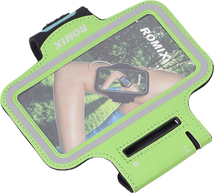 фото Спортивный чехол на бицепс Romix Arm belt 5.5 (RH07-5.5) Green