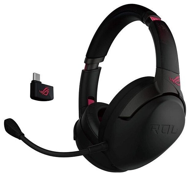 фото Игровая гарнитура Asus ROG Strix Go 2.4 90YH02P1-B3UA00 (Electro Punk)