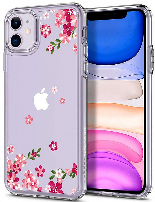 фото Чехол Spigen Ciel Cecile, cherry blossom - iPhone 11