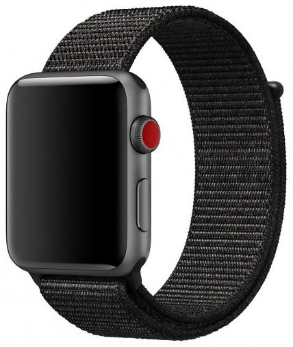 фото Ремешок COTEetCI W17 Apple Watch Magic Tape Band 42MM/44MM Black