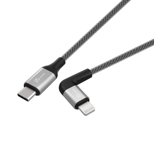 фото Кабель j5create USB-C на Lightning. Цвет: черный