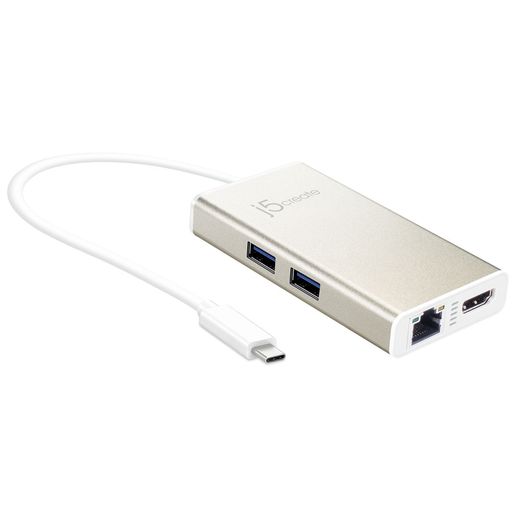 фото Мульти-переходник j5create USB-C с HDMI/Ethernet/USB 3.0 Type-A/PD 2.0
