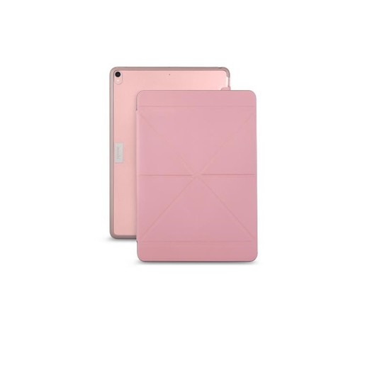 фото Чехол-накладка Moshi VersaCover для Apple iPad Pro 10.5". Материал поликарбонат с отделкой из микрофибры. Цвет: розовый