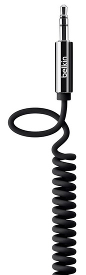 фото Аудиокабель Belkin MIXIT? Coiled Cable (AV10126cw06-BLK) Black