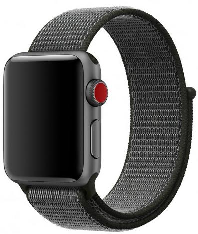 фото Ремешок COTEetCI W17 Apple Watch Magic Tape Band 38MM/40MM Gray