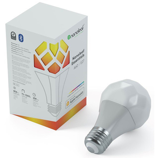 фото Умная лампочка Nanoleaf Essentials Smart A19 Bulb. Цоколь: E27