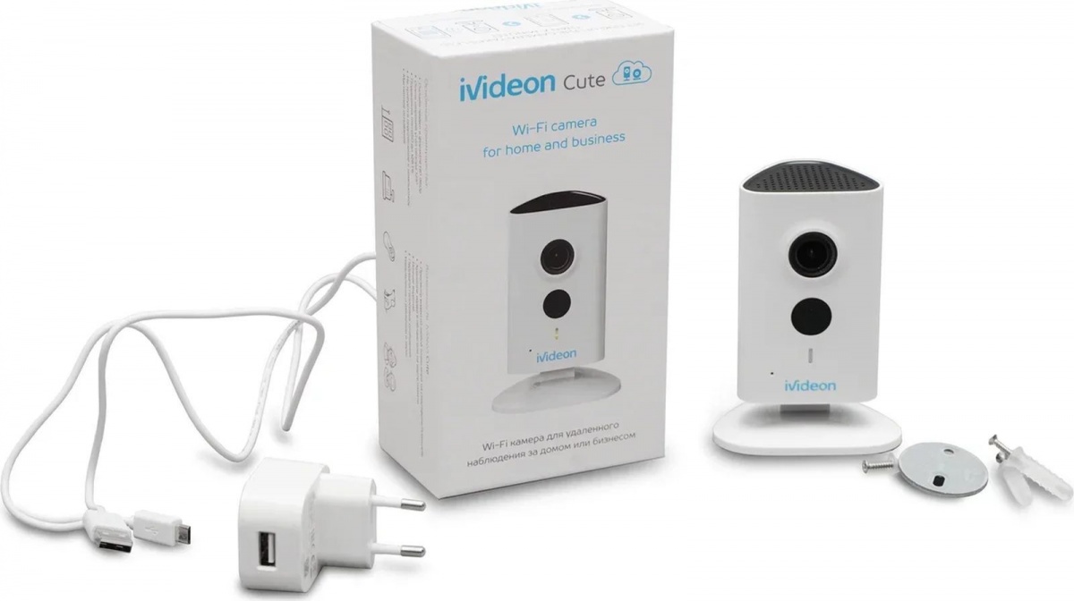 Ivideon cute 360 установка на стену