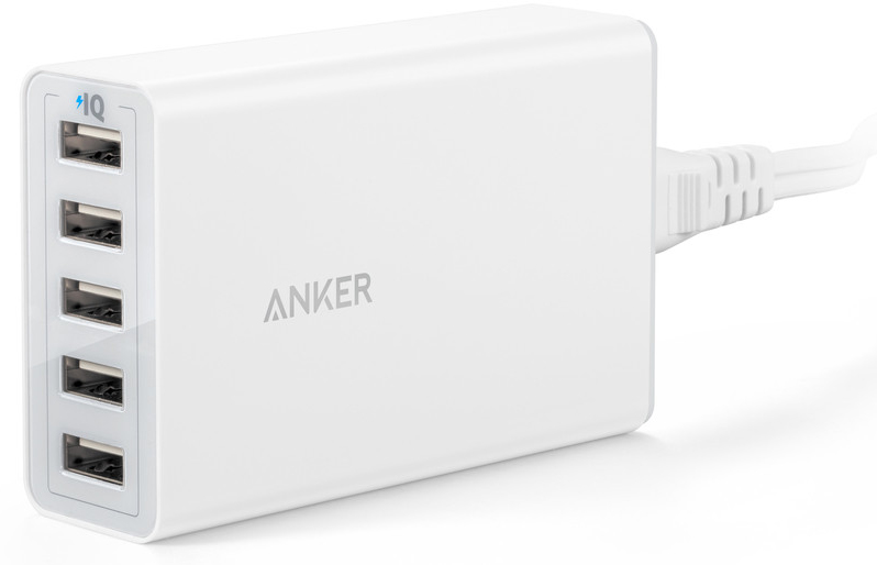 фото Сетевое зарядное устройство Anker PowerPort 5 A2124L22 (White)