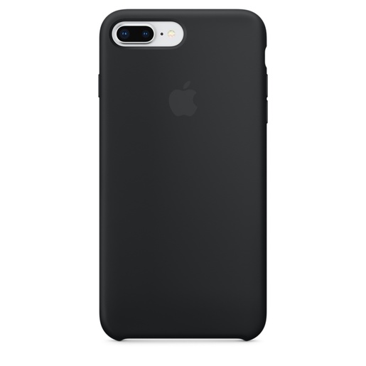 фото Силиконовый чехол Apple Silicone Case для iPhone 8 Plus/7 Plus, цвет (Black) чёрный