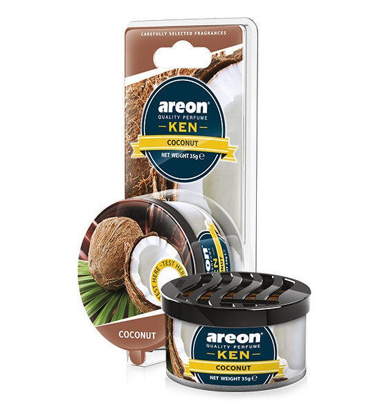 фото Автомобильный ароматизатор AREON KEN BLISTER 704-AKB-13, Coconut, Кокос