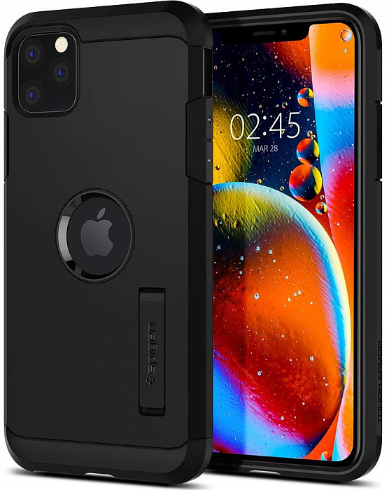 фото Чехол Spigen Tough Armor, black - iPhone 11 Pro Max