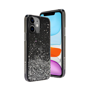 Чехол SwitchEasy Starfield дл iPhone 12 Mini (5.4&quot;). Материал: поликарбонат 80%, полиуретан 20%. Цвет: прозрачный черный