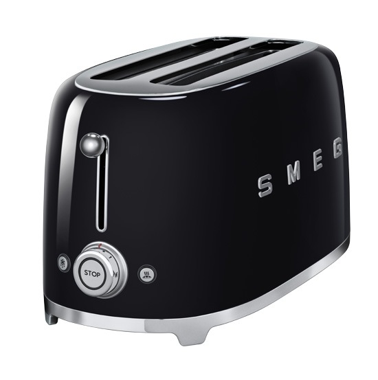 фото Тостер Smeg на 4 хлебца TSF02BLEU (Black)