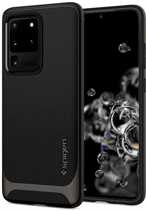 фото Чехол Spigen Neo Hybrid, gunmetal - Galaxy S20 Ultra