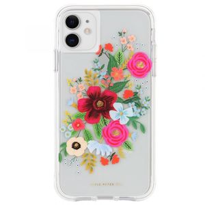 Чехол Case-Mate Rifle Paper для iPhone 11. Дизайн Wild Rose