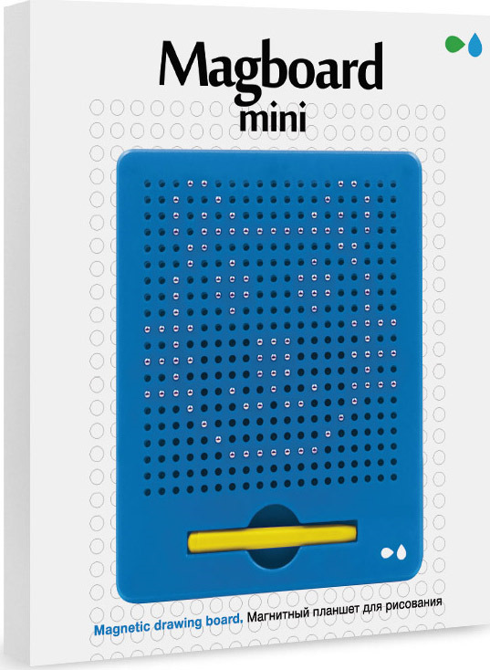 фото Планшет для рисования магнитами Назад К Истокам "Магборд Мини" (MGBM-BLUE), цвет синий