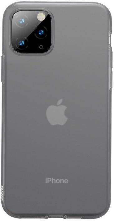 фото Чехол Baseus Jelly Liquid Silica Gel (WIAPIPH65S-GD01) для iPhone 11 Pro Max (Transparent Black)