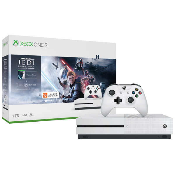 фото Игровая консоль Xbox One S 1Tb с игрой STAR WARS + 1M EA ACCESSXBOX ONE S 1TB STAR WARS + 1M EA ACCESS
