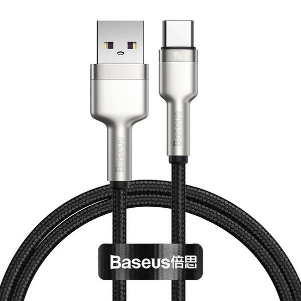 фото Кабель Baseus Cafule Series Metal (CATJK-A01) USB/USB-C 40W 1m (Black)