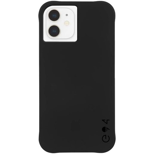 фото Чехол-накладка Case-Mate ECO 94 Recycled для for iPhone 12 mini, покрытый антимикробным материалом Micropel. Цвет: черный.