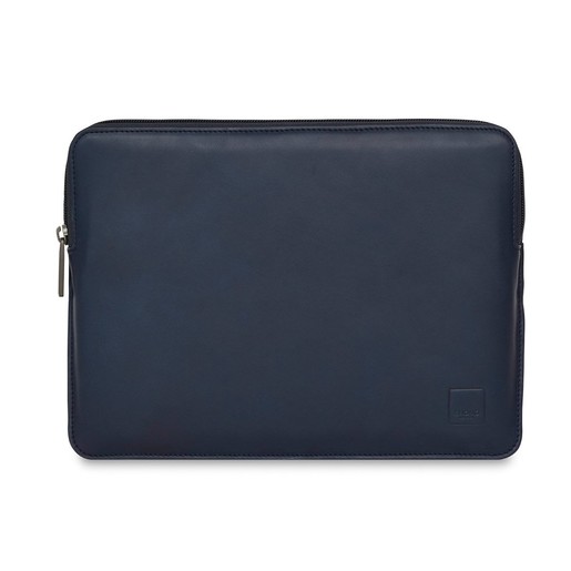 фото Чехол Knomo Barbican для ноутбука MacBook 12". Материал кожа натуральная. Цвет синий.
Knomo Barbican Sleeve for MacBook 12" - Blue