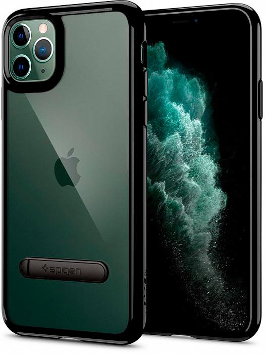 фото Чехол Spigen Ultra Hybrid S, black - iPhone 11 Pro