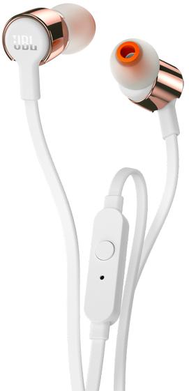 фото Наушники с микрофоном JBL T210 (Rose Gold)