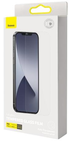 фото Защитное стекло Baseus Tempered Glass Film (SGAPIPH61P-FM02) для iPhone 12/12 Pro (Clear)