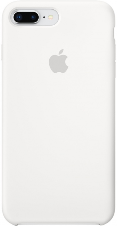 фото Силиконовый чехол Apple Silicone Case для iPhone 8 Plus/7 Plus, цвет (White) белый