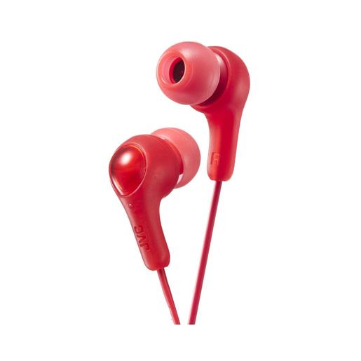 фото Наушники JVC внутриканальные проводные, модель HA-FX7-RN-U, серия Gumy Plus. Цвет: красный