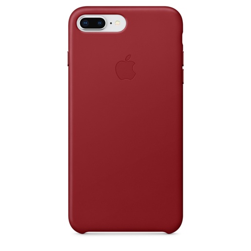 фото Кожаный чехол Apple Leather Case для iPhone 8 Plus/7 Plus, цвет (PRODUCT)RED красный