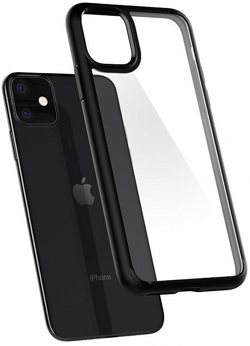 фото Чехол Spigen Ultra Hybrid, black - iPhone 11
