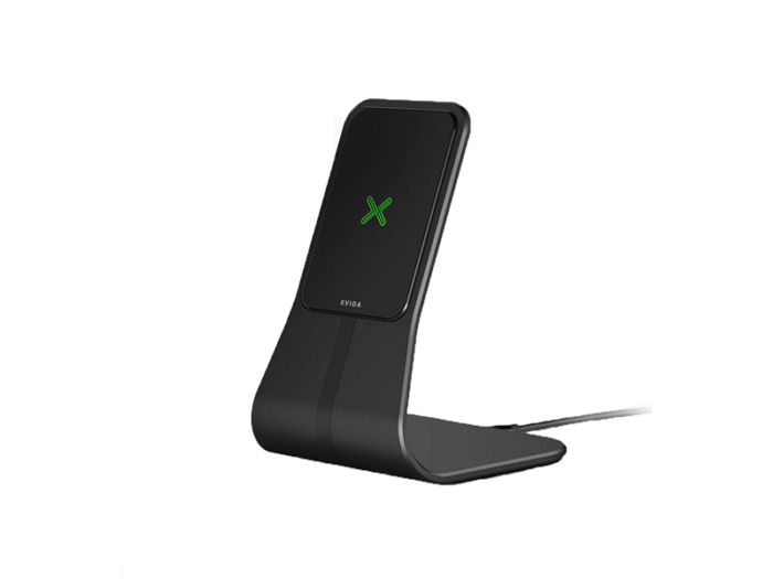 фото Настольное беспроводное зарядное устройство XVIDA Wireless Charging Desk Stand (W2-DESKM-01SI-US), серебристый