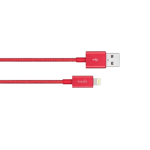 фото Кабель Moshi Integra Lightning на USB-A. Покрытие кабеля сделано из кевлара. Длина 1,2 м. Цвет красный.
Кабель Moshi Integra Lightning на USB-A. Покрытие кабеля сделано из кевлара.