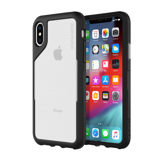 фото Чехол защитный Griffin Survivor Endurance для iPhone XS/S. Материал пластик. Цвет черный/серый