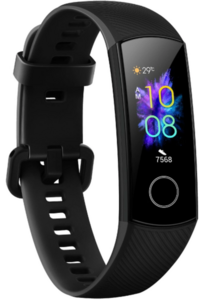 Смарт-браслет HONOR Band 5 Black/0,95” AMOLED/кардио, спортивный, бассейн режимы/TruSleep/водонепроницаемый