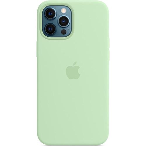 фото Силиконовый чехол MagSafe для IPhone 12 Pro Max  фисташкового цвета