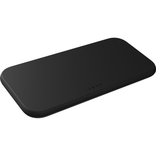 фото Беспроводное зарядное устройство ZENS Dual Fast Wireless Charger 2 x 10W Slim. Цвет: черный