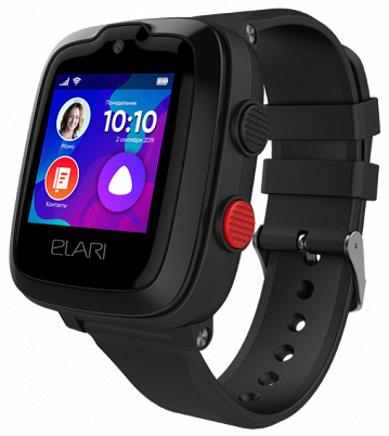 фото Детские умные часы Elari KidPhone 4G (Black)