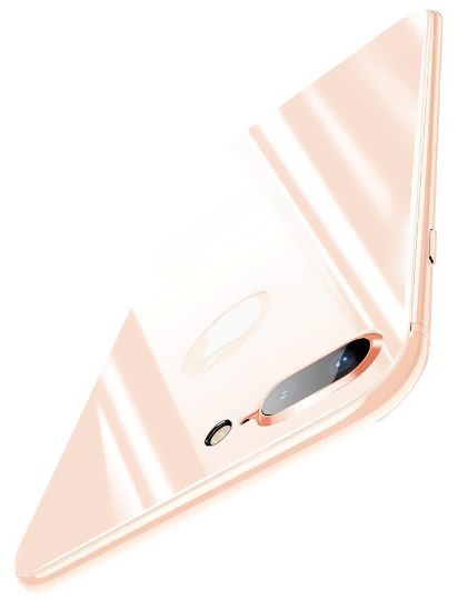 фото Защитное стекло Baseus 4D Tempered Back Glass SGAPIPH8P-4D0V для задней панели iPhone 8 Plus (Gold)