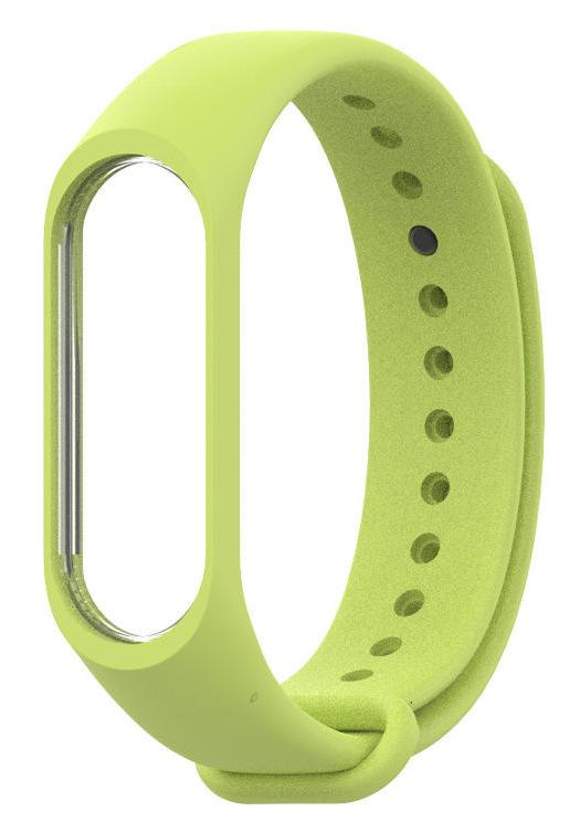 фото Сменный ремешок для Хiaomi Mi Band 3/4 Silicon (Light Green)