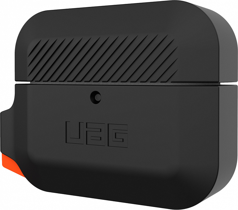 фото Чехол UAG Apple AirPods Pro Silicone case, black/orange