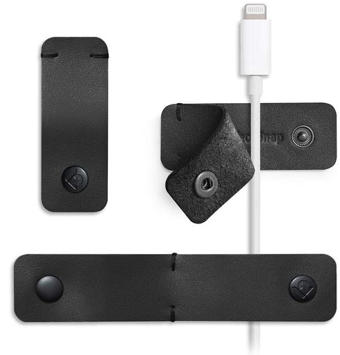 фото Набор кабельных органайзеров Twelve South SurfaceSnap.  В комплекте 3 шт. Цвет: черный