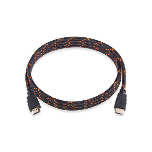 фото Кабель Rombica ZX30B HDMI to HDMI, длина 3 м., цвет черный.