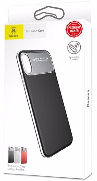 фото Чехол Baseus Slim Lotus Case For IP X Black