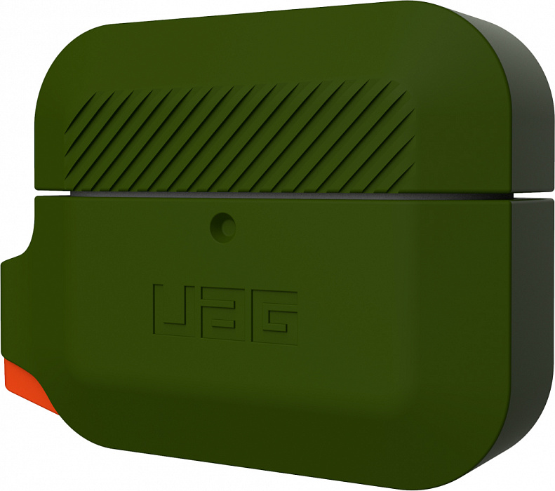 фото Чехол UAG Apple AirPods Pro Silicone case, olive/orange